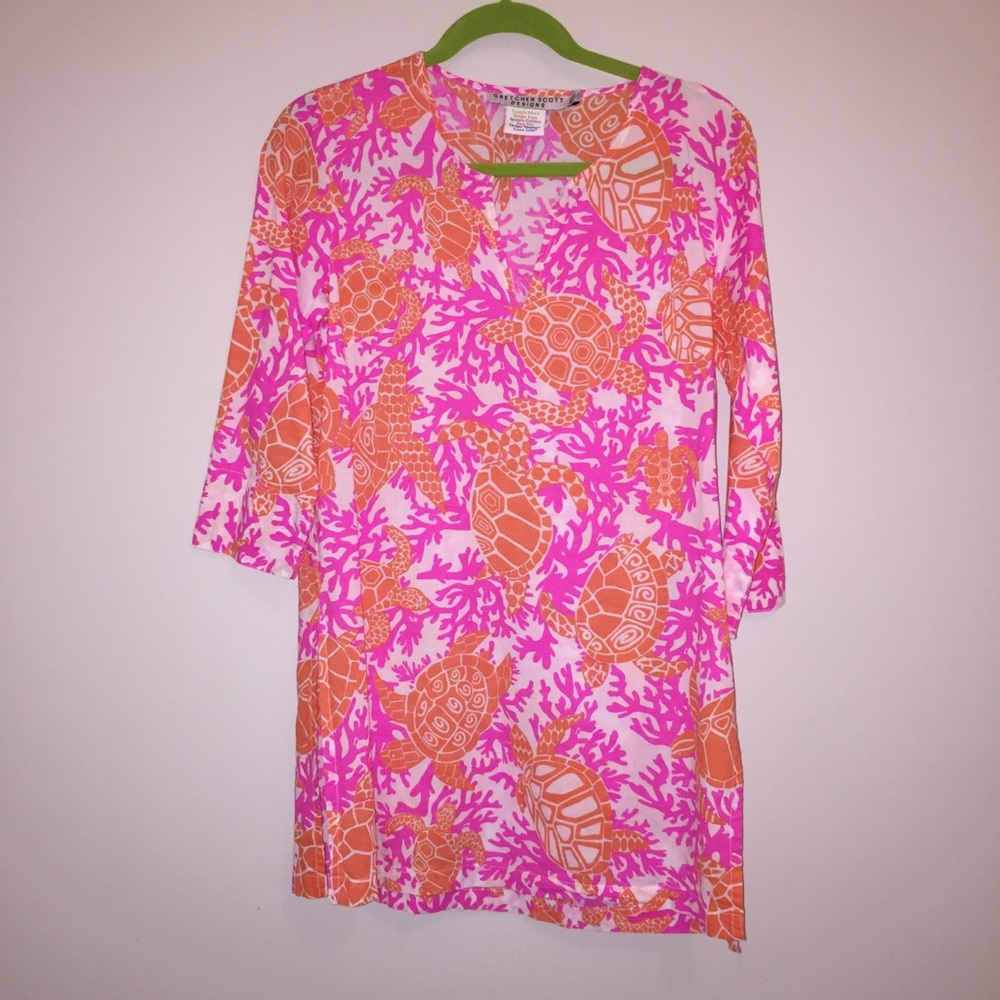 Gretchen Scott Designs Turtle Print Tunic